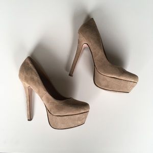 Suede Heels